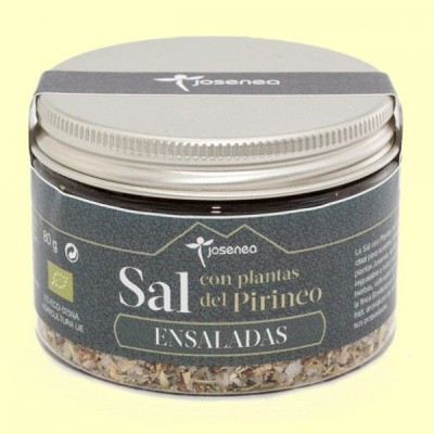 Sal con plantas del Pirineo Bio - Ensaladas - 80 gramos - Josenea