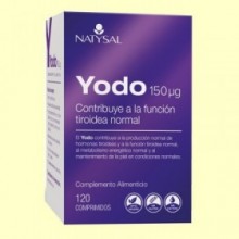 Yodo - 120 comprimidos - Natysal