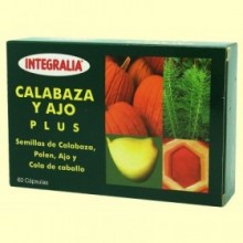 Calabaza y Ajo Plus - 60 cápsulas - Integralia