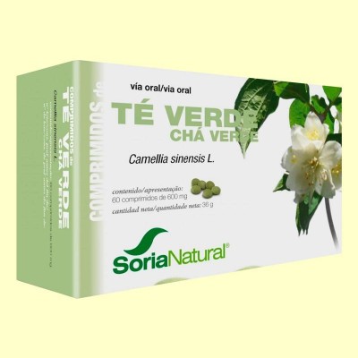 Té Verde Comprimidos - 60 comprimidos - Soria Natural