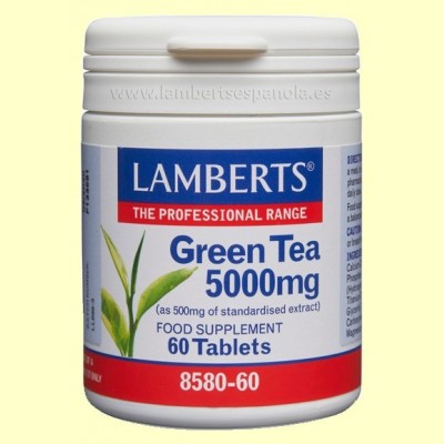 Té verde 5000 mg - 60 tabletas - Lamberts
