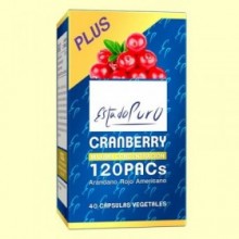 Cranberry 120 PACs - Arándano Rojo - 40 cápsulas - Tongil