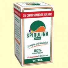 Spirulina Platensis - 125 comprimidos - Tongil