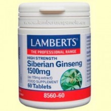 Ginseng Siberiano 1.500 mg - 60 tabletas - Lamberts