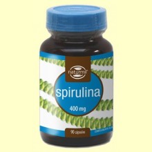 Spirulina 400 mg - 90 cápsulas - Naturmil