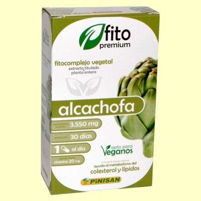 Alcachofa - Fito Premium - 30 cápsulas - Pinisan