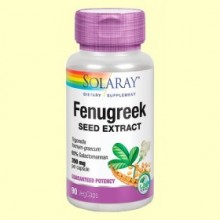 Fenogreco - Fenugreek - 90 cápsulas vegetales - Solaray