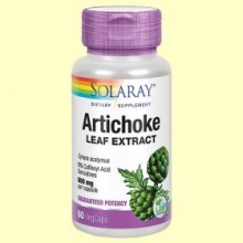 Alcachofa - Artichoke - 60 cápsulas vegetales - Solaray