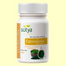 Espirulina - 100 comprimidos - Sotya