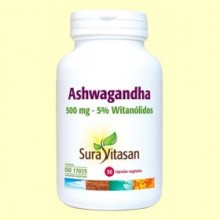 Ashwagandha - 30 cápsulas - Sura Vitasan