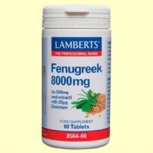 Fenogreco 8.000 mg - 60 cápsulas - Lamberts
