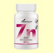 Zinc - 200 comprimidos - Soria Natural