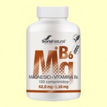 Magnesio y Vitamina B6 - 120 comprimidos - Soria Natural