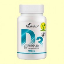 Vitamina D3 - 150 comprimidos - Soria Natural