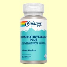 Phosphatidylserine Plus - Ginkgo Biloba - 60 cápsulas - Solaray