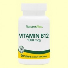 Vitamina B12 1000 mcg - 90 comprimidos - Natures Plus