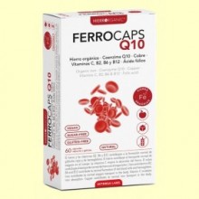 Ferrocaps Q10 - Hierro orgánico - 60 cápsulas - Intersa