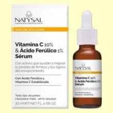 Vitamina C 10% y Ácido Ferúlico 1% Sérum - 20 ml - Natysal