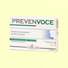 Prevenvoce - Afonía - 30 comprimidos - Gricar