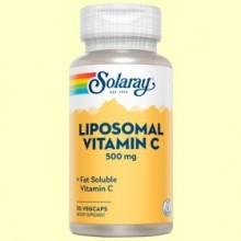 Liposomal Vitamina C 500 mg - 30 cápsulas - Solaray