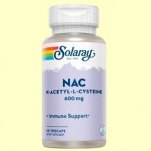 NAC 600 - 60 cápsulas - Solaray