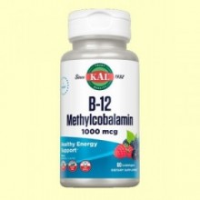 Methylcobalamin sublingual - Coenzima B12 - 60 comprimidos - Laboratorios Kal