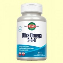 Ultra Omega 3-6-9 - Laboratorios Kal - 50 perlas