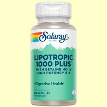 Lipotropic 1000 Plus - 100 cápsulas - Solaray