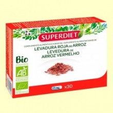 Levadura de Arroz Rojo Bio - Colesterol - 30 cápsulas - Super Diet