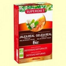 Jalea Real Miel Polen Bio - 20 ampollas - Super Diet