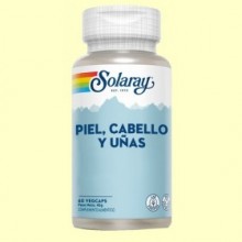 Piel, Cabello y Uñas - 60 cápsulas - Solaray