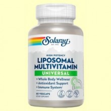 Liposomal Multivitamin Universal - 60 cápsulas - Solaray