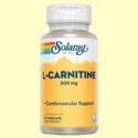 L-Carnitine - L-Carnitina 500 mg - Solaray - 30 cápsulas