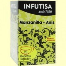 Manzanilla con Anís Infusión - 25 bolsitas - Infutisa