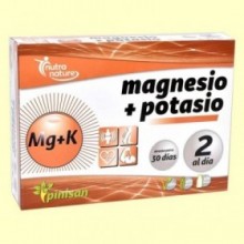 Magnesio + Potasio - 60 comprimidos - Pinisan