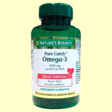 Omega-3 - Aceite de pescado 1000 mg - Nature's Bounty - 60 perlas