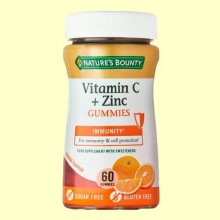Vitamina C + Zinc - 60 gummies - Nature's Bounty